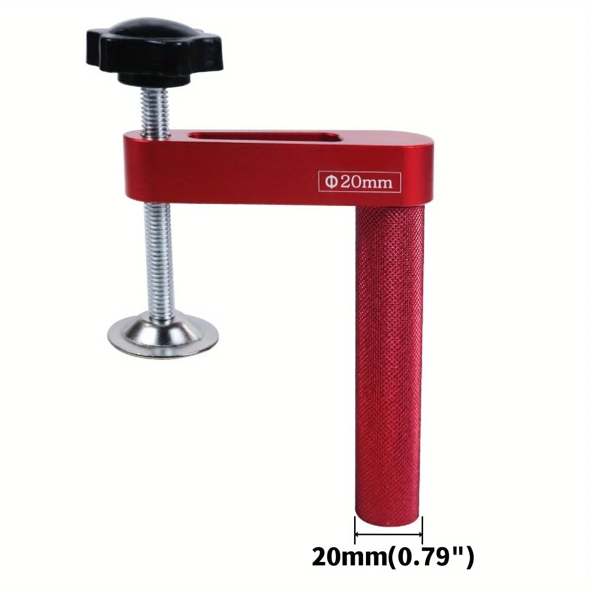 2 Packs 19mm/20mm Bench Dog Hold Down Clamps MFT Table Workbench Hole Clamps for Woodworking