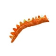thumbnail image 3 of Adult Triceratops Dragon 3 Horn Dinosaur Headband Tail Costume Accessory Set (Orange), 3 of 5