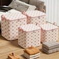 thumbnail image 6 of Lzobxe Large Capacity Cube Storage Organizer with Zippered Lid and Handles, Fabric Foldable Clothes Storage Bins for Bed Sheets, Pillows and Toys, 6 of 6