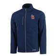 thumbnail image 2 of Men's Cutter & Buck Navy St. Louis Cardinals Evoke Eco Softshell Recycled Full-Zip Jacket, 2 of 3