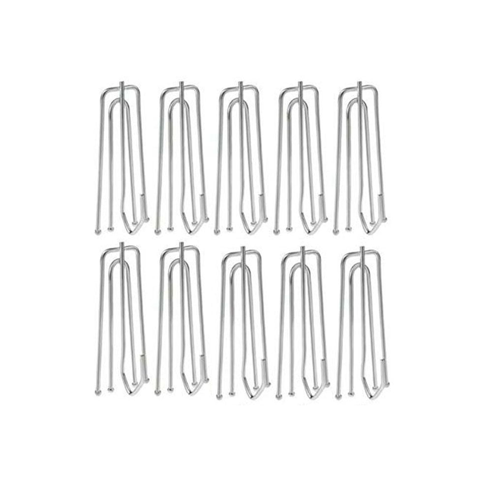 4 Prongs Durable Curtain Accessory for Pleated Drapes Window Door
