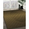 thumbnail image 3 of Ahgly Company Machine Washable Indoor Square Transitional Midnight Gray Area Rugs, 4' Square, 3 of 7