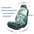 thumbnail image 2 of Lsque Scary Moon And Clouds Pattern Car Seat Covers for Front Seats , Waterproof Seat Covers for Cars, Sporty Front Seat Covers,Car Seat Cover Protector Front Seats, 2 of 5