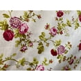 thumbnail image 2 of Lilly Craft Floral Red Roses on White Poly Cotton, 58"/60" Inches Wide – Sold By The Yard, 2 of 4