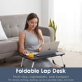 thumbnail image 2 of Lammaloe Foldable Lap Desk, Portable & Lightweight Laptop Desk for Bed and Couch - Ideal for Working, Reading, or Eating, Large, 2 of 11