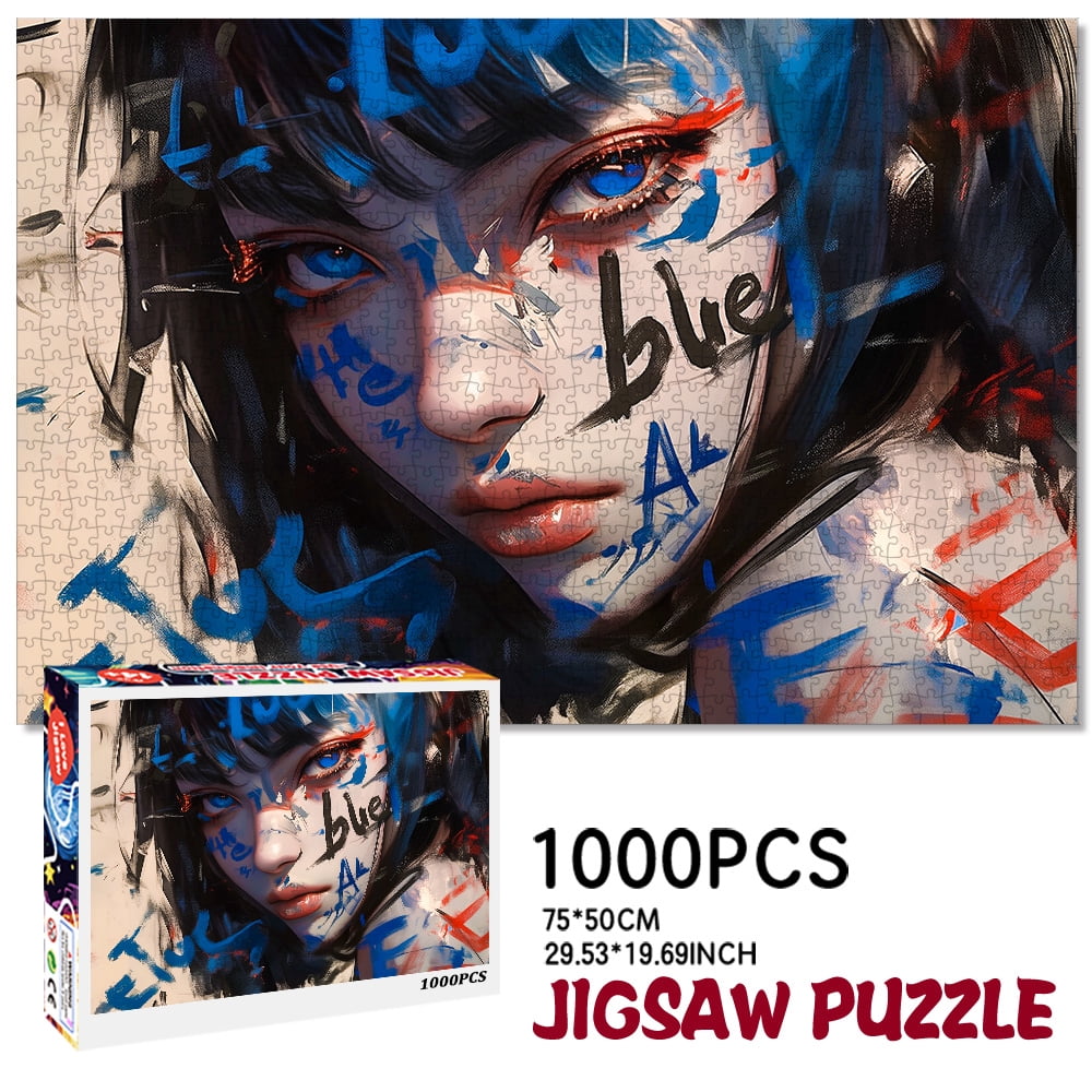1000 Piece Jigsaw Puzzles for Adults - Challenging Art Large Puzzle with Family Bonding Activity, Stress Relief Mindfulness Game & Birthday Party Gift ZPT002