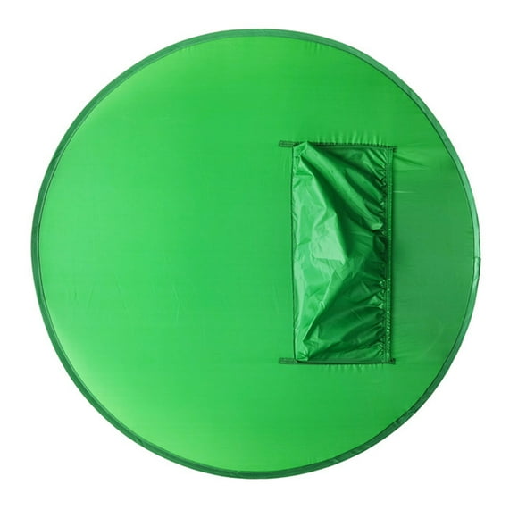 Round Green Screen Backdrop,142cm Round Green Screen Portable Green Screen Chair Background Green Screen Backdrop Rapid Response