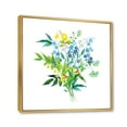 thumbnail image 3 of Designart 'Meadow Flowers Garland On White' Farmhouse Framed Canvas Wall Art Print, 3 of 5
