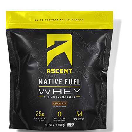 Ascent Native Fuel Whey Protein Powder Blend - 4 lbs - Chocolate