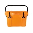 thumbnail image 6 of 25QT Portable Insulated Hard Cooler Orange with Bottle Opener Cup Holder for Camping Beach & Fishing, 6 of 10