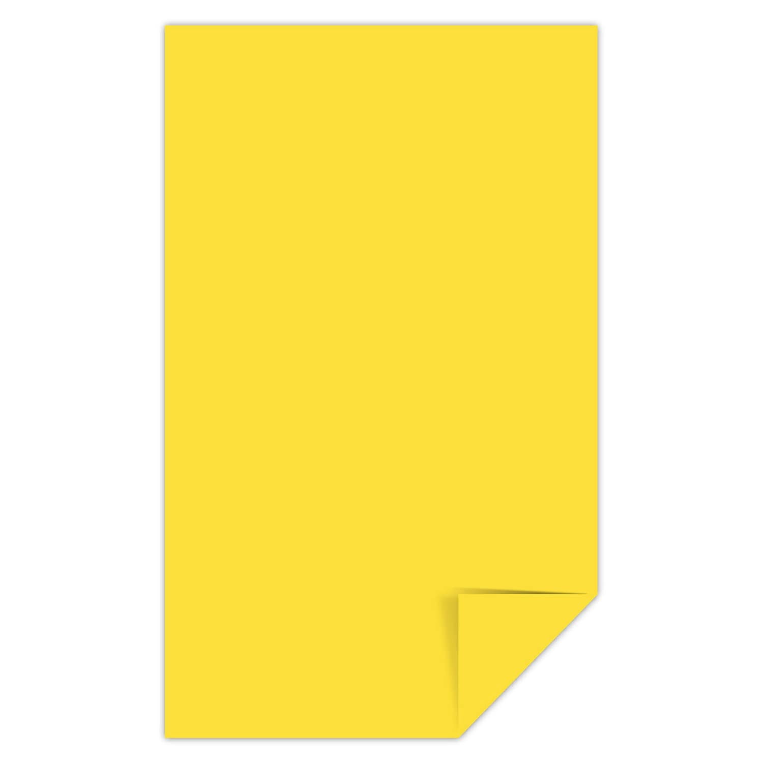 Astrobrights Multipurpose Paper 24 lbs 8.5" x 14" Solar Yellow 495467