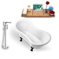 thumbnail image 2 of Tub, Faucet and Tray Set Streamline 62" Clawfoot NH1021BL-120, 2 of 7