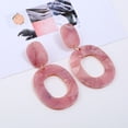 thumbnail image 3 of Women Girls Simple Retro Circle stud circle acrylic Acrylic Earrings Hoop Geometric Dangle Ear Stud Pin Jewelry Accessories, 3 of 5