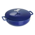 thumbnail image 1 of STAUB Spécialités 4,75 L Casserole Ronde en Fonte pour Bouillabaisse, Bleu Foncé, 1 of 9