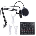 thumbnail image 1 of Microphone,Sound Ca Sound Computer Live Sound Suspension Kit Condenser Bm800 Suspension Kit Adjustable Audio Sound Adjustable Computer Pc Live Dsfen Adjustable Xer Sound Set Eryue Live Buzhi, 1 of 7