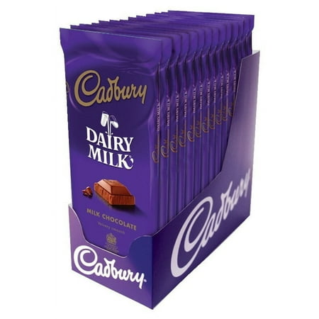 CADBURY DAIRY MILK Milk Chocolate Full Size, Bulk Individually Wrapped Candy Bars, 3.5 oz (14 Count)