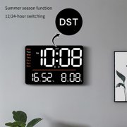 SDFGTstore Contemporary Digital Clock Multifunctional Display Temperature Sensors Count Down