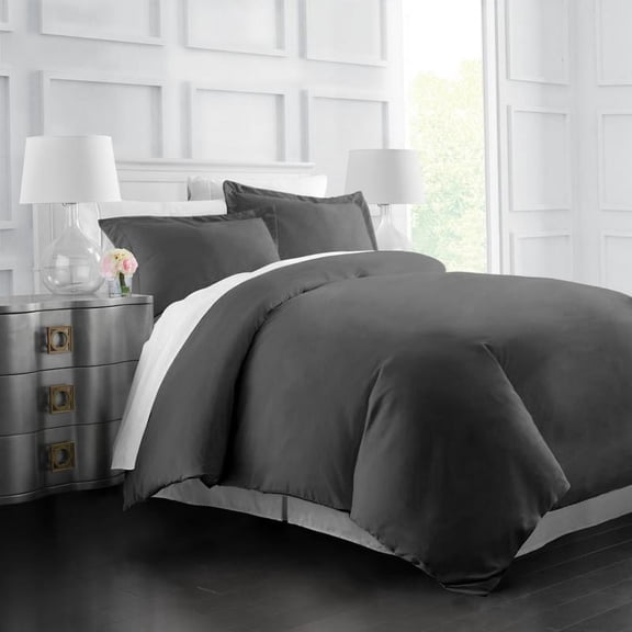 Noble Linen's 3 Piece Cotton Duvet Cover Set
