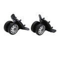 thumbnail image 4 of 1 Pair A88 Luggage Suitcase Wheels, Outdoor Double Row Large Wheel Draw Bar Box Code Case Suitcase, Replacement Casters Porous Caster, 4 of 8