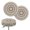 Jewel Tones, variant on Chririnla Soft Stool Seat Cover Protector for Home Bar, Polyester Elastic Bar Stool Cushion Covers with Waterproof
