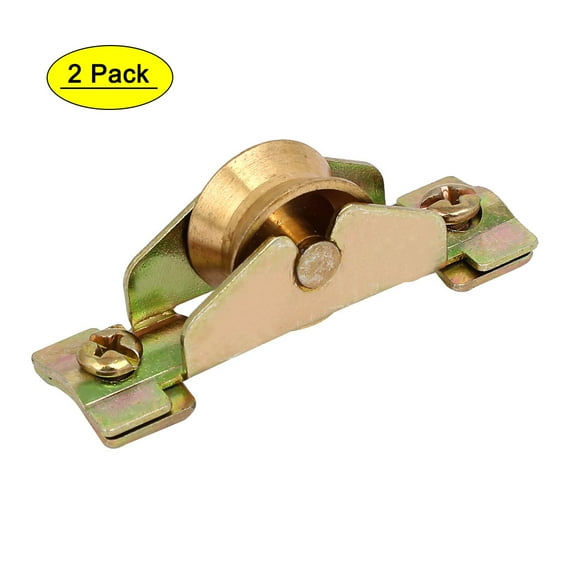 20mmx10mm Single Roller Sliding Door Window Sash Pulley Wheel 2pcs
