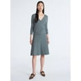 thumbnail image 2 of Scoop Women's and Women’s Plus V Neck Cardigan Sweater, Lightweight, Sizes XS-4X, 2 of 5