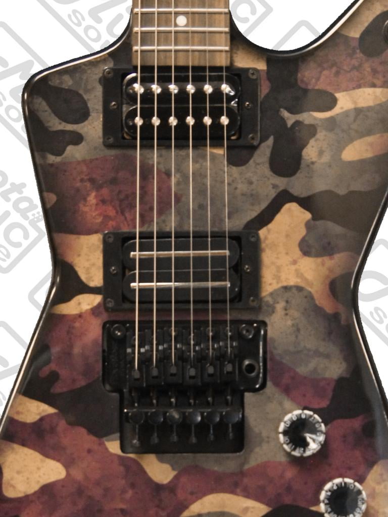 Dean DimeBag Camo ML Electric Guitar, Floyd Rose, FREE