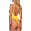 thumbnail image 3 of String Sexy une Pièce Maillot de Bain Coupe Haute Réglable une Pièce Maillots de Bain Femmes, 3 of 5