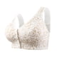 thumbnail image 3 of WILLBEST Brasier Mujer Push Up Sujetador De Mujer Con Hebilla Frontal, Borde De Encaje, Sin Aro De Acero, Ajuste Sin Costuras, Para Yoga, Dormir, Talla Grande 2459, 3 of 3