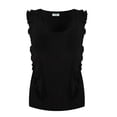 thumbnail image 1 of GEORGE G BLUSA CR SM OLANES LATERALES NEGRO, 1 of 4