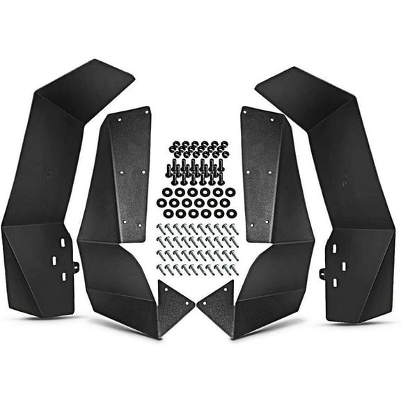 A-Premium Mud Flaps Splash Guards Fender Flares Replacement for Polaris RZR-S 900 RZR-4 900 RZR-S 1000 2015 2016 2017 2018 Utility Vehicle 4-PC