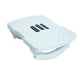 thumbnail image 4 of colaxi Under Desk Rocking Foot Rest with Massage Rollers Foot Stool for Work Office White, 4 of 9