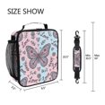 thumbnail image 5 of Haosy Boho Love Butterfly Reusable Lunch Box Men/Women Insulated Lunch Bag for School Picnic Travel, 5 of 6