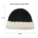 thumbnail image 2 of Gorros de lana para hombres y mujeres: gorros cálidos para hombres y mujeres, gorro de punto de retazos de felpa, gorro de lana cálido y grueso, 2 of 5