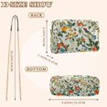 thumbnail image 4 of FORMRS Women Crossbody Purse with Chain Strap Vegan Leather Shoulder Handbag, Light Green Floral Pattern, 4 of 7