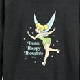 thumbnail image 3 of Tinker Bell - Think Happy Thoughts - Ladies French Terry Long Sleeve Shirt, 3 of 5