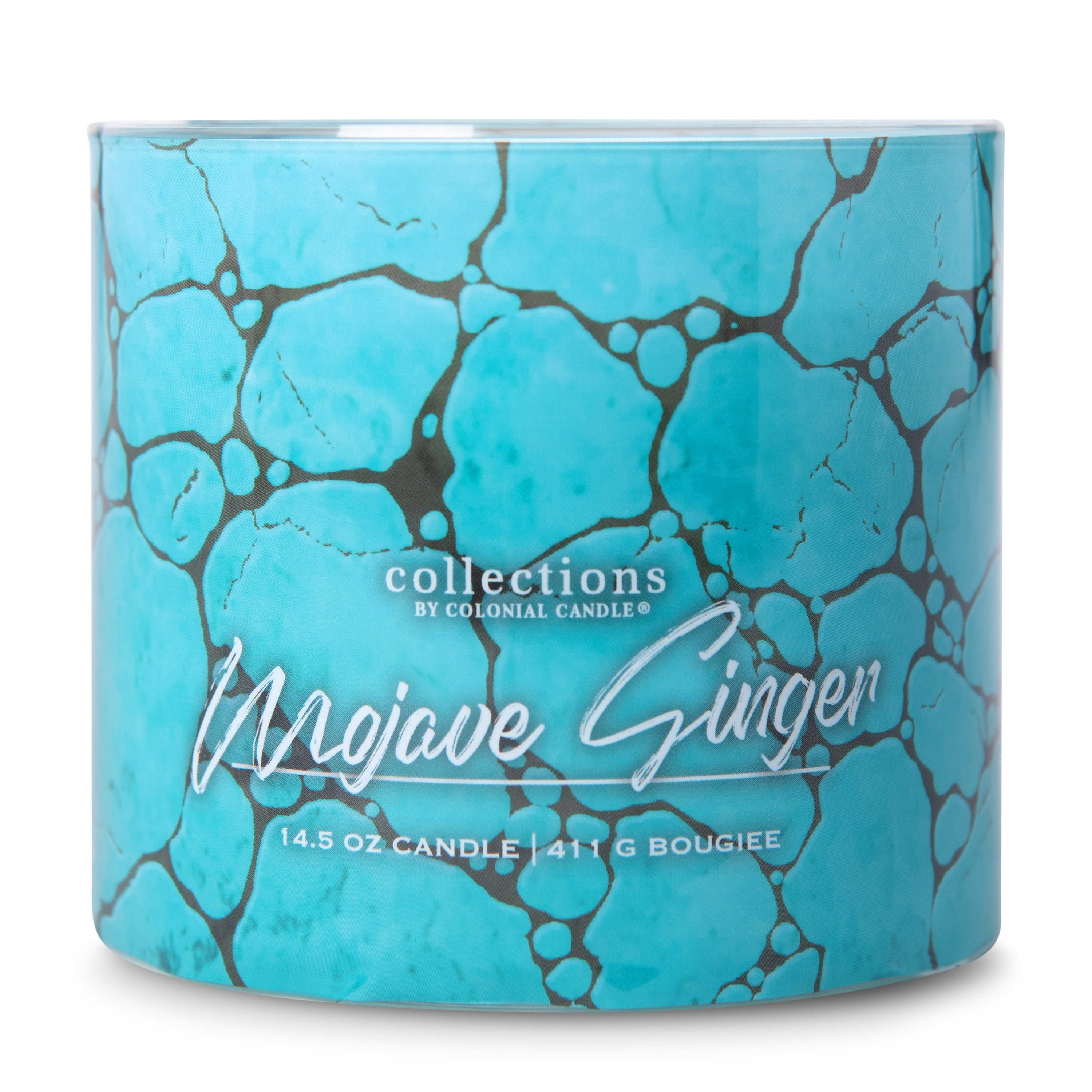 Colonial Candle Mojave Ginger 14.5 oz 3 Wick Candle, Multicolor