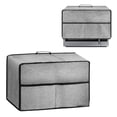 thumbnail image 3 of BUYISI Dust Cover For Microwave Oven, Microwave Oven Cloth Cover With Front Pocket,Gray, 3 of 5