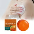 thumbnail image 4 of Bath Bar Soap, Face & Body Bar Soap, Persimmon Moisturizing Cleansing Soap Gentle Suitable for Face and Body, 4 of 9