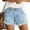 *Light Blue, variant on ClodeEU Women's Distressed Denim Shorts ,Trendy Casual Summer Jean Shorts Black,Womens Plus XXXL