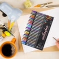 thumbnail image 7 of Double Line Outline Pen Set, 8 Colors/12 Colors/24 Colors/36 Colors/48 Colors Glitter Outline Gel Marker Pens, Water Based Ink Outline Pens, Shimmer Self Outline Marker Pens for DIY Crafts Making, 7 of 7