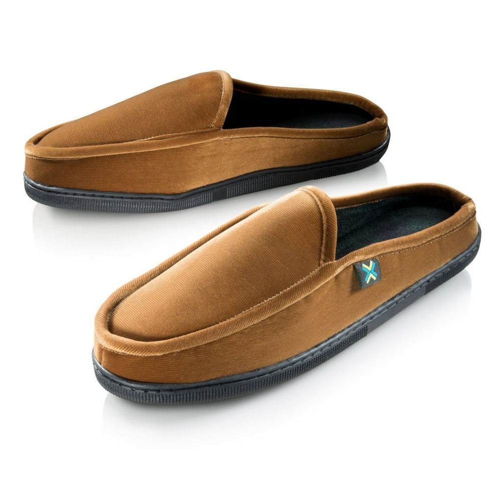 Roxsoni Roxoni Men's Soft Velvet Corduroy Mule House slippers sizes 7 to 12.5 style 1260