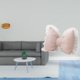 thumbnail image 2 of Cestas de almacenamiento,Cestas de almacenamiento de cocina tejidas con asas hechas a mano,Cojín con lazo bonito,Almohada con forma de lazo,bonito cojín decorativo con lazo,Funda de almohada, 2 of 8
