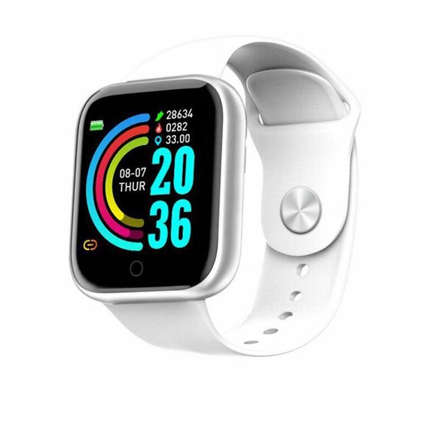 Smartwatch Y68/D20 Bluetooth USB Con monitor De Frecuencia Cardíaca Resistente Al Agua Reloj Inteligente Y68 Bluetooth Gao Jiahui unisex