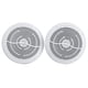ROCKVILLE Pair Rockville RMC80W 8 800 Watt Waterproof Marine Boat Speakers 2 Way White