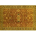 thumbnail image 1 of Ahgly Company Indoor Rectangle Oriental Yellow Traditional Area Rugs, 2' x 4', 1 of 4