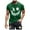 Green, variant on LUOGENLI Male T-shirts for Mens Men's Fashion Expression Printed T Shirt Casual Comfortable Top T-shirts for Men Graphic Tee Funny Summer Clothes 4xlt Mens T-shirts Graphic Tees Summer Clothes Black S
