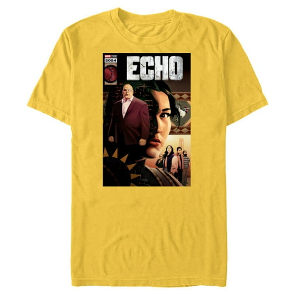Marvel Studios Echo TV Series 2024 Comic Cover Art Disney  - Short Sleeve Blended T-Shirt for Adults - Customized-Yellow