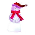 thumbnail image 2 of TISHITA Lighted Christmas Figurine Desktop Ornament Decorative Statue Christmas Table Decoration for Indoor Festival Office Fireplace Snowman, 2 of 8