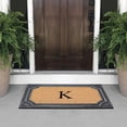 thumbnail image 5 of A1HC Natural Rubber & Coir 24x39 Monogrammed Doormat For Front Door, Anti-Shed Treated Durable Doormat for Outdoor Entrance, Heavy Duty, Low Profile, Easy to Clean, Long Lasting Front Porch Entry Rug, 5 of 7